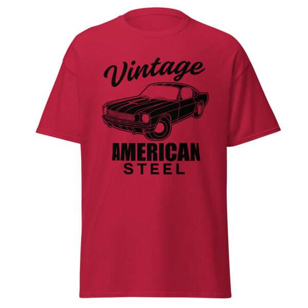 Vintage, American Steel - Unisex T-shirt - Bild 2