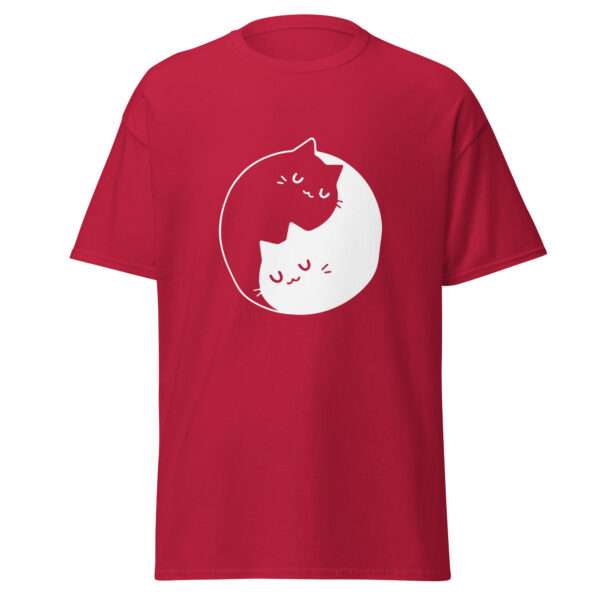 Cat Yin Yang - Unisex T-shirt - Bild 3