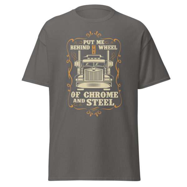 Wheel of Chrome and Steel - Unisex T-shirt - Bild 3