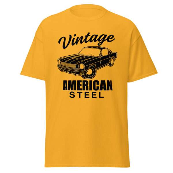 Vintage, American Steel - Unisex T-shirt - Bild 7