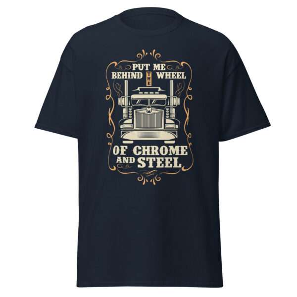 Wheel of Chrome and Steel - Unisex T-shirt - Bild 2