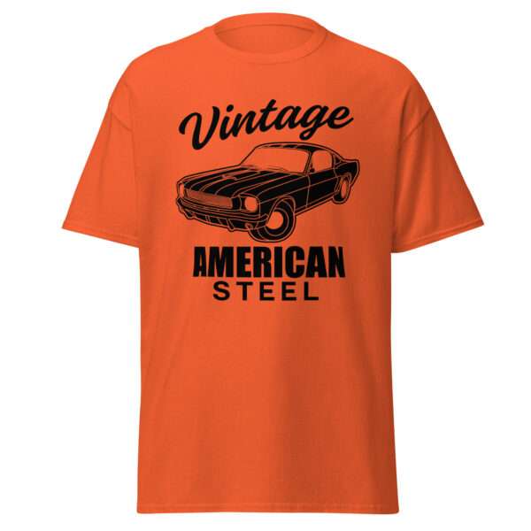 Vintage, American Steel - Unisex T-shirt - Bild 5