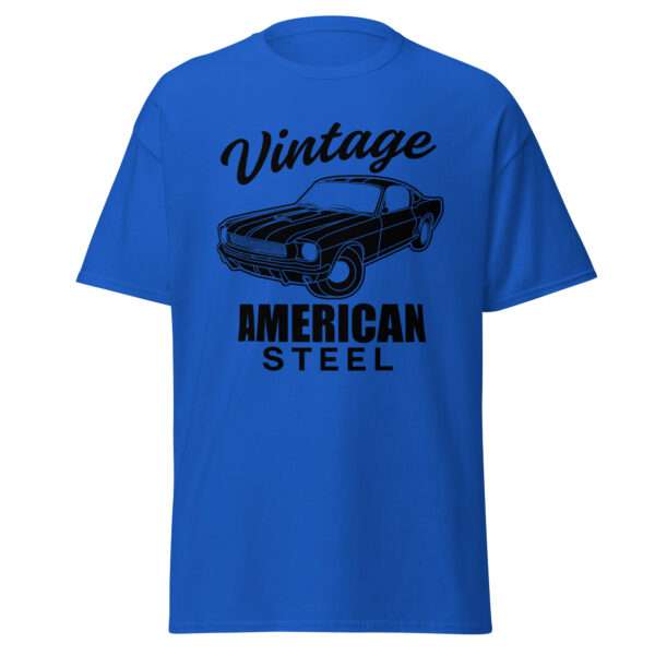 Vintage, American Steel - Unisex T-shirt - Bild 3