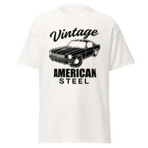 Vintage, American Steel – Unisex T-shirt